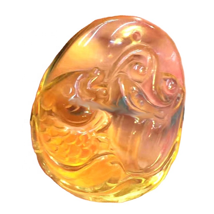 Citrine Quartz врежани мониста приврзоци креативна топла продажба 7