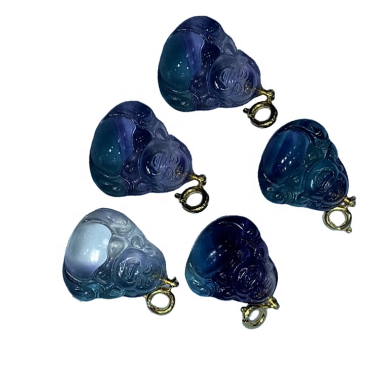 Fluorite kristal asqı şəfalı kristalları və daşları unikal hədiyyə metafizik asma 9