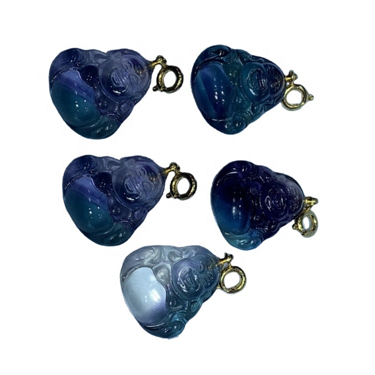 Fluorite kristal asqı şəfalı kristalları və daşları unikal hədiyyə metafizik asma 15