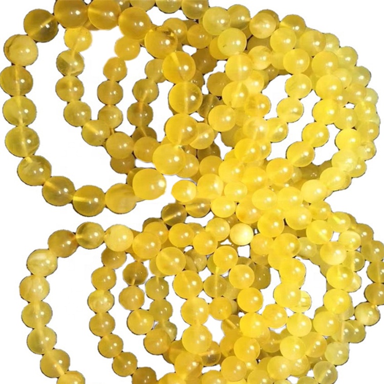 குழந்தை பெண்கள் நகை பரிசுகளை அம்பர் சுற்று மணிகள் காப்பு / நெக்லஸ் 26