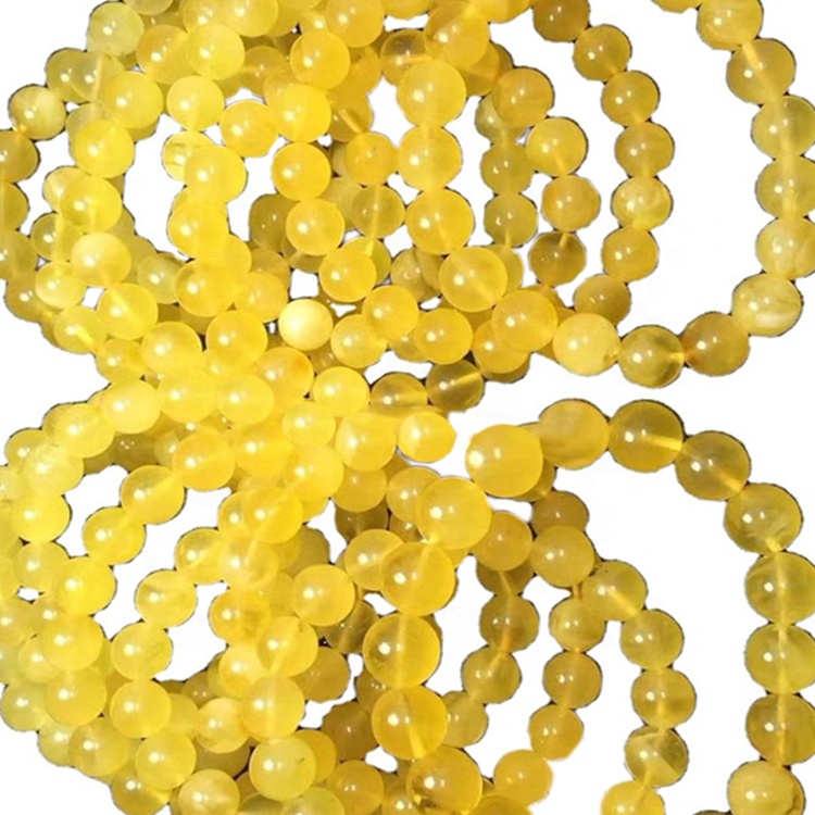 குழந்தை பெண்கள் நகை பரிசுகளை அம்பர் சுற்று மணிகள் காப்பு / நெக்லஸ் 30