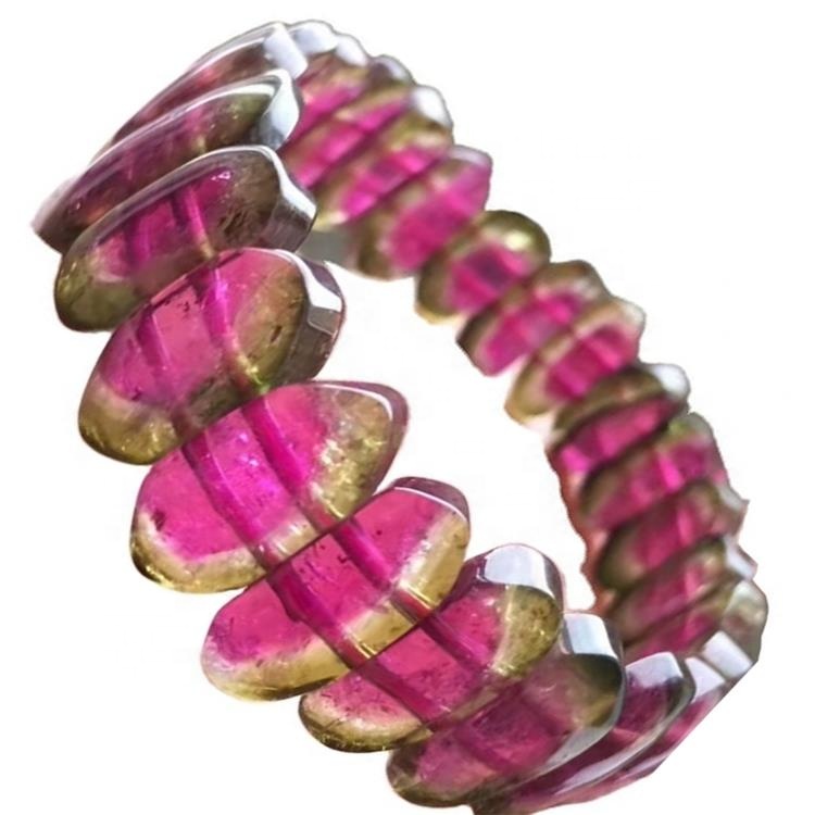 Tounmaline Watermoon gbara ọchịchịrị beads blogy apprite blogy 56.3mm na-acha odo odo na-acha odo odo 35