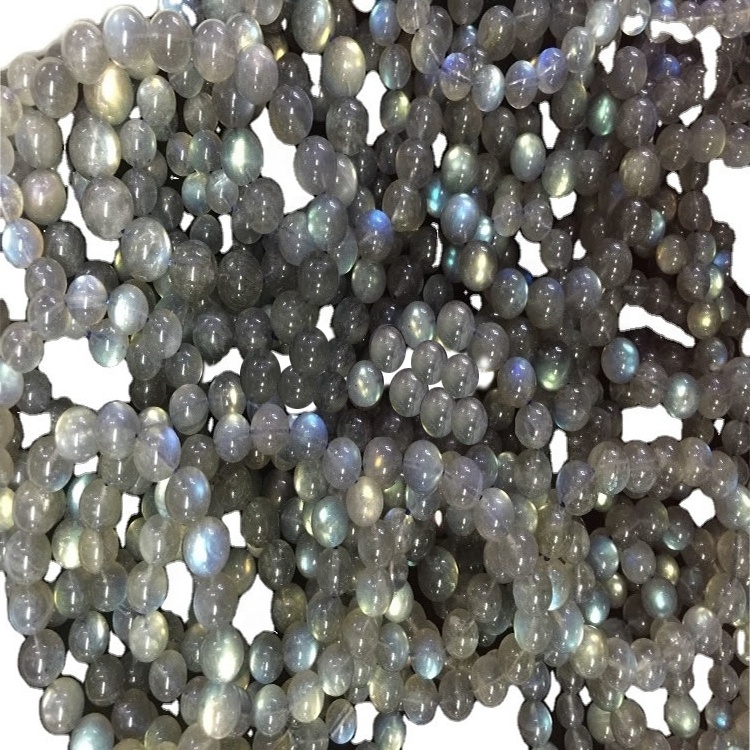 Braccialetti per Bead Labradorite Braccialetti Labradorite Bracciale in perle naturali Smooth Semi-preziosi Pietra e Giallo rotondo e blu r 34