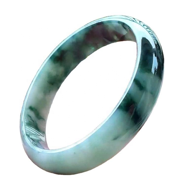53 մմ բնական զմրուխտ gemstone bangle hot-sale մեկ զմրուխտ բիրմայներ Jade jade ադամական ադամանդներ 37