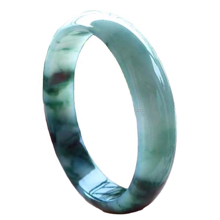 53 մմ բնական զմրուխտ gemstone bangle hot-sale մեկ զմրուխտ բիրմայներ Jade jade ադամական ադամանդներ 35