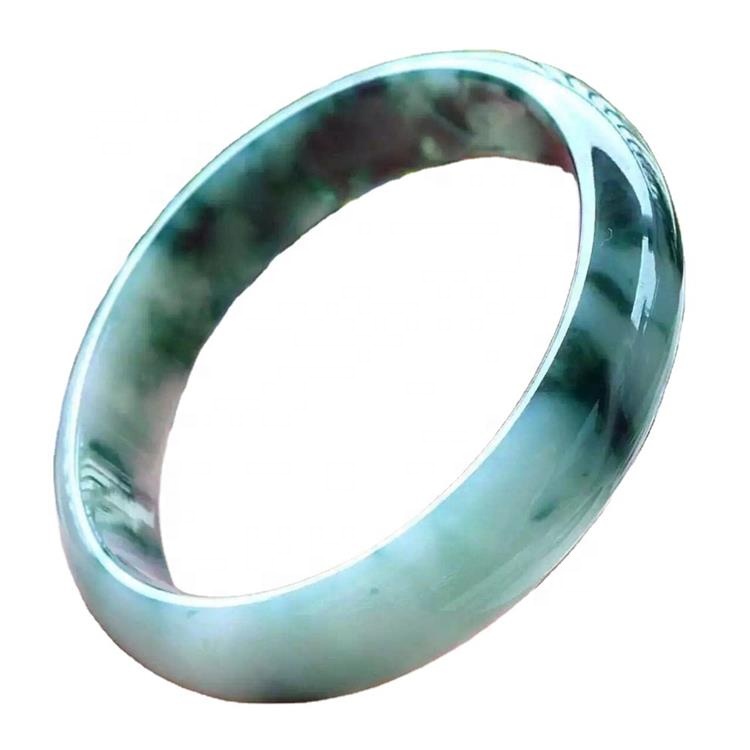 53 մմ բնական զմրուխտ gemstone bangle hot-sale մեկ զմրուխտ բիրմայներ Jade jade ադամական ադամանդներ 39
