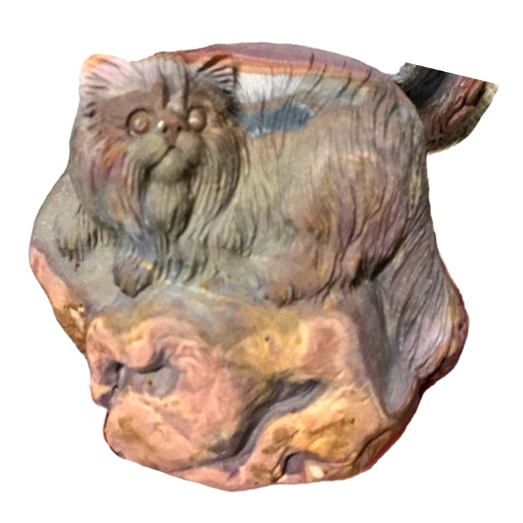 Well Polandia ngukir Watu Kewan / Owl / Watu Lynx sing diukir 34