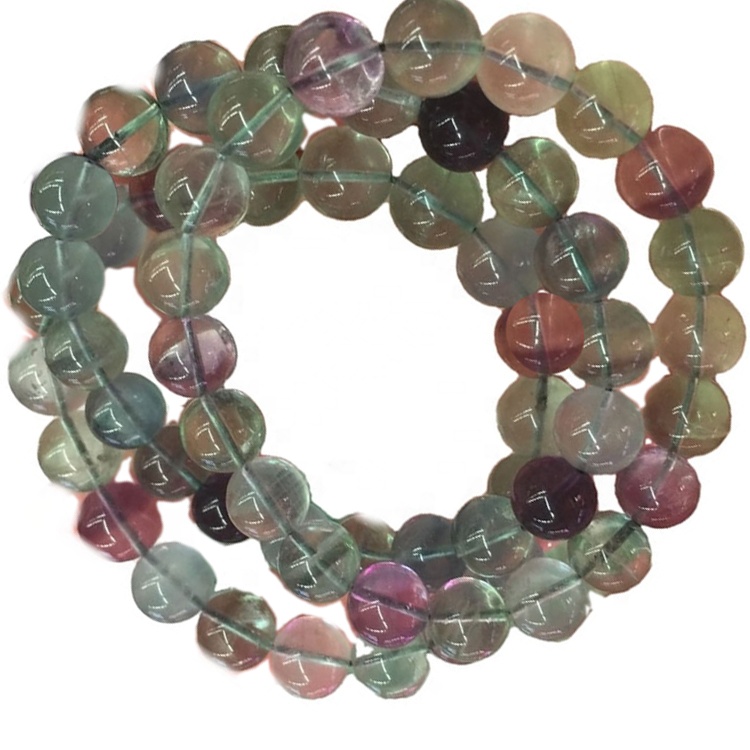 Groothandel bule fluoriet kralen kostbare stenen kralen armbanden 36