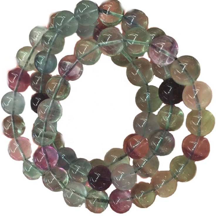 Groothandel bule fluoriet kralen kostbare stenen kralen armbanden 38