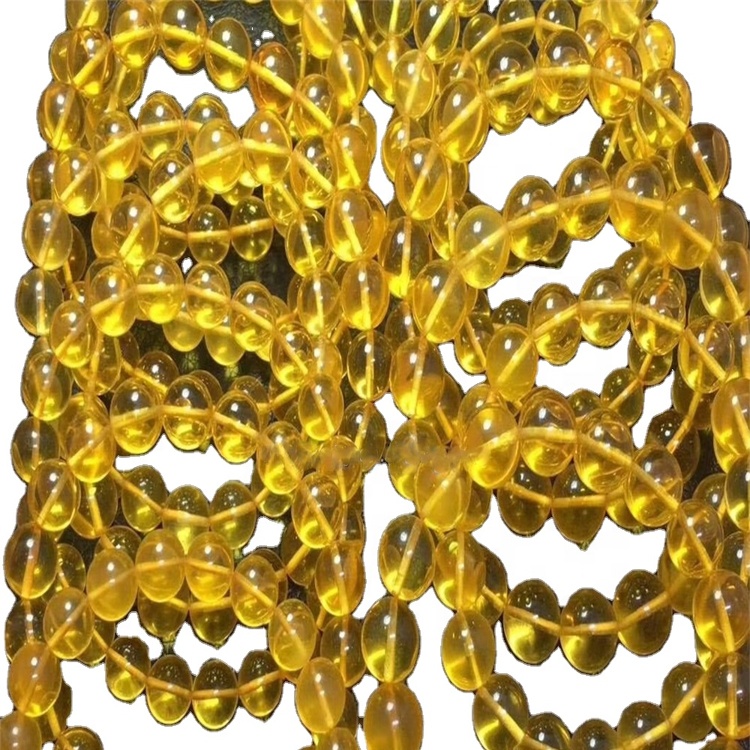 ʻO ka lei lei aniani o ka baltic he 40-70 cm i hanaʻia i nā beads barodice congnac chery aloha wahine wahine 32