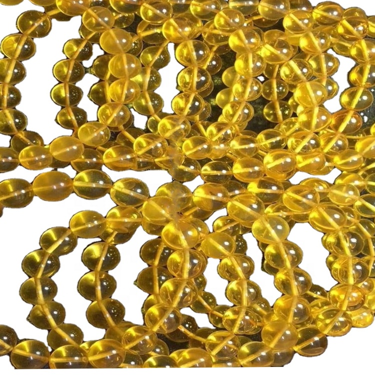 ʻO ka lei lei aniani o ka baltic he 40-70 cm i hanaʻia i nā beads barodice congnac chery aloha wahine wahine 34