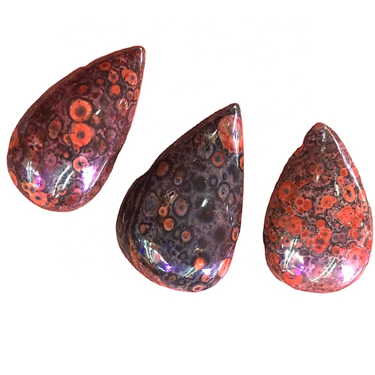 Fantastisks! Dabas okeāns Jasper Cabochon Natural Ocean Jasper dārgakmens Loose Stone Semi Dārgakmeņu rokturis rotaslietas 37