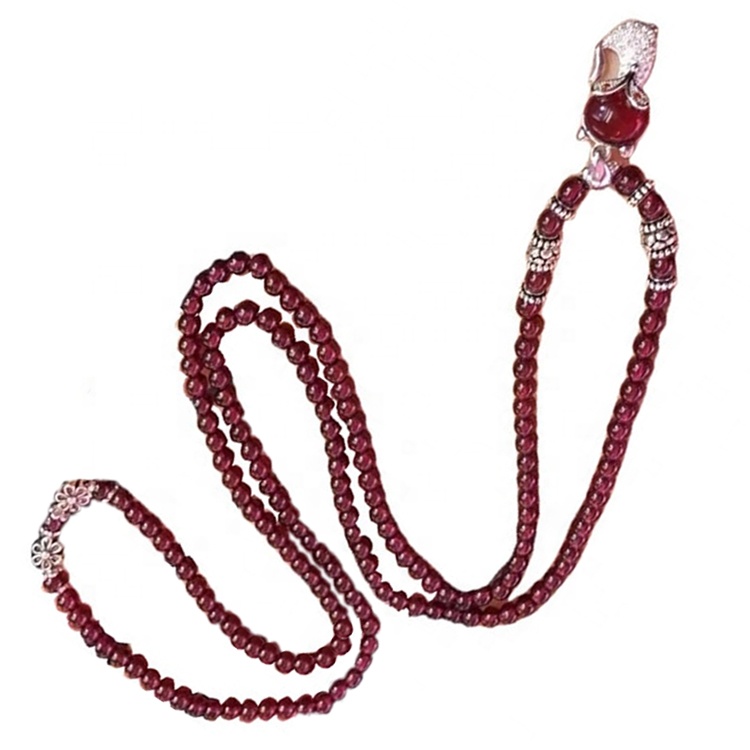 Ugbo ọla ọcha ọla ọcha ọla ọcha ọla ọcha ọla ọcha na olu aaa 4mm garnet gburugburu beads 29