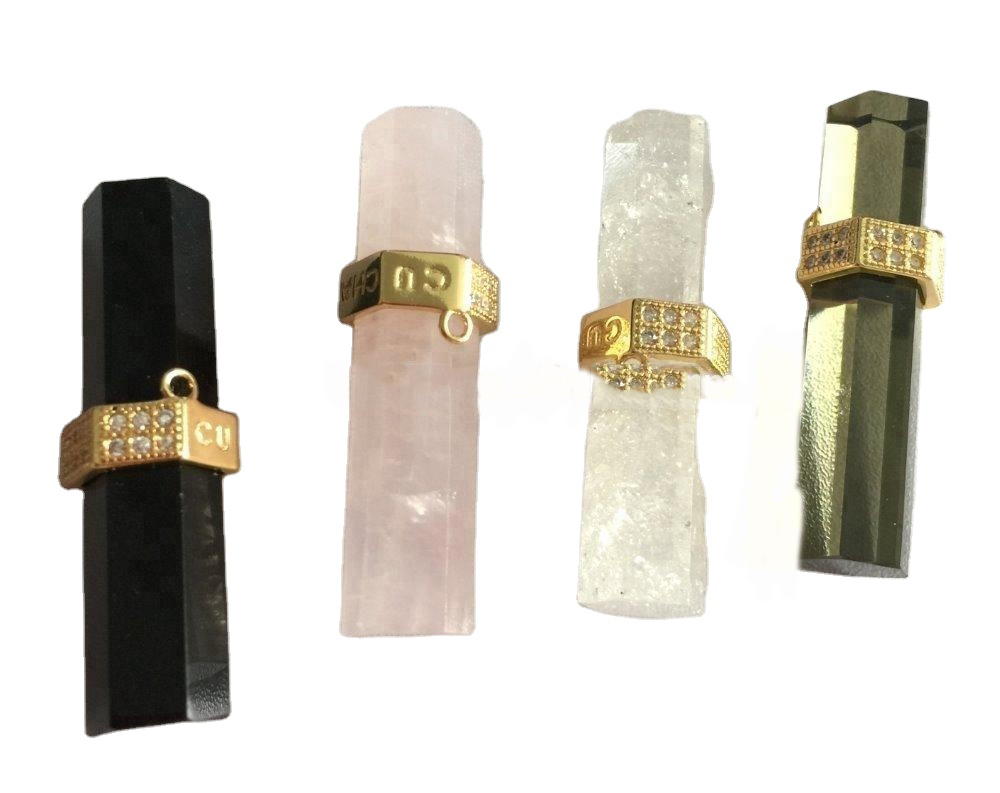 60mm ferskate kleuren faceted Cubic Gemstone sieraden-pendant 9