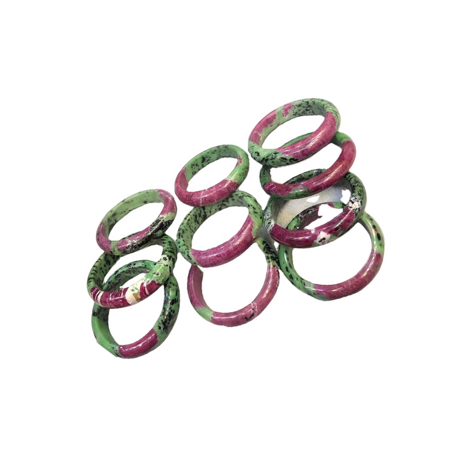 Բնական գույնի պատերազմող պետություններ ժամանակաշրջանը Ruby Bangle Զարդերի դիզայներ Ruby Bangle ձեռնաշղթա զարդեր ձեռագործ ձեռնաշղթա 34