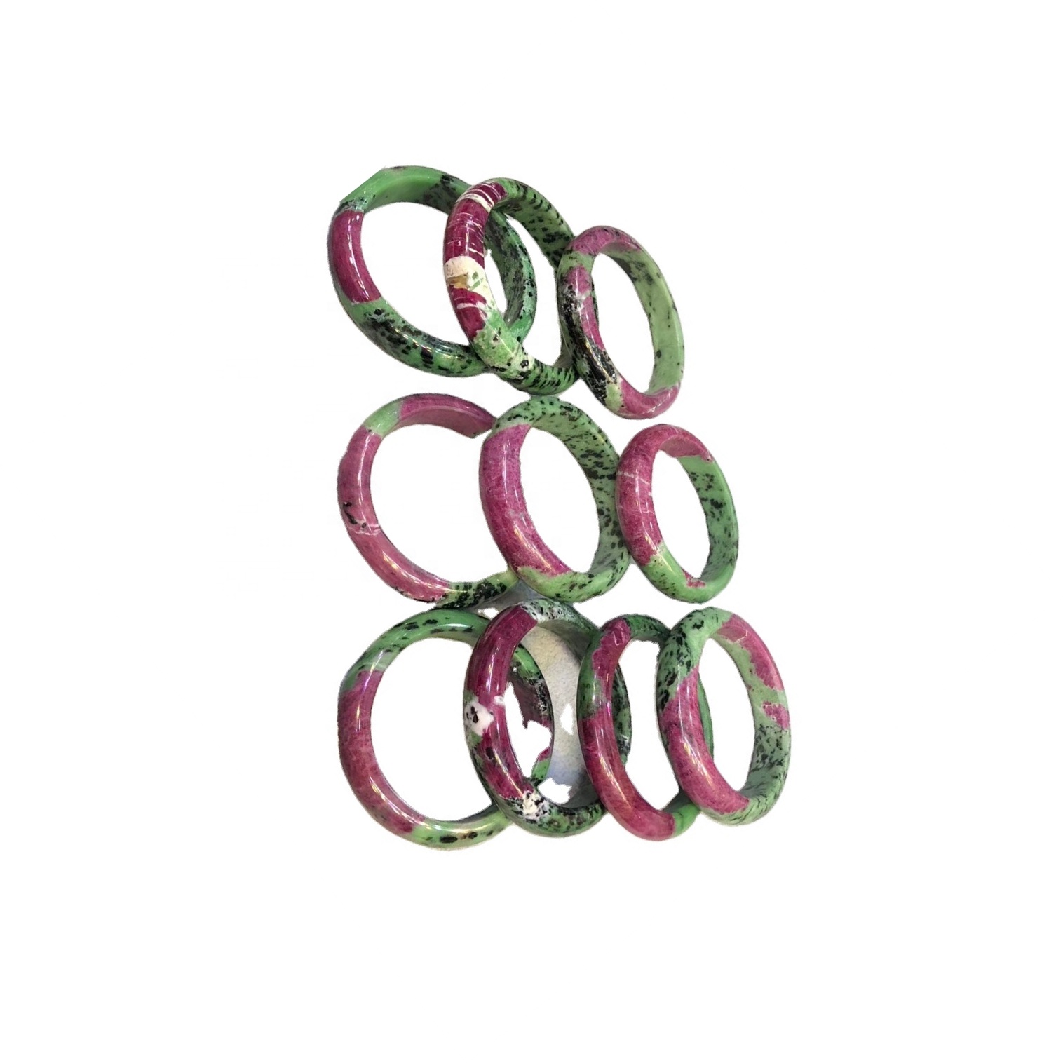 Բնական գույնի պատերազմող պետություններ ժամանակաշրջանը Ruby Bangle Զարդերի դիզայներ Ruby Bangle ձեռնաշղթա զարդեր ձեռագործ ձեռնաշղթա 32