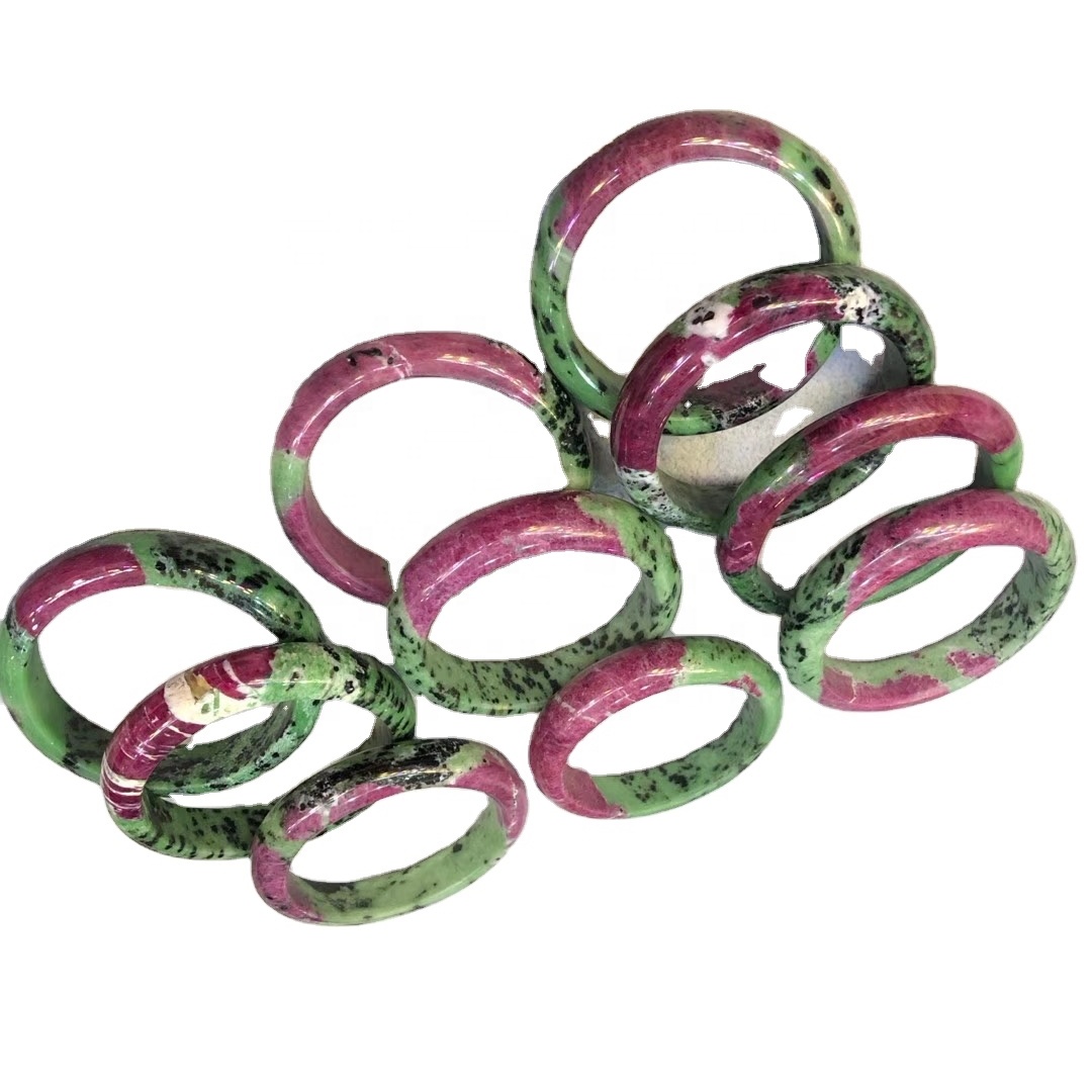 Բնական գույնի պատերազմող պետություններ ժամանակաշրջանը Ruby Bangle Զարդերի դիզայներ Ruby Bangle ձեռնաշղթա զարդեր ձեռագործ ձեռնաշղթա 36