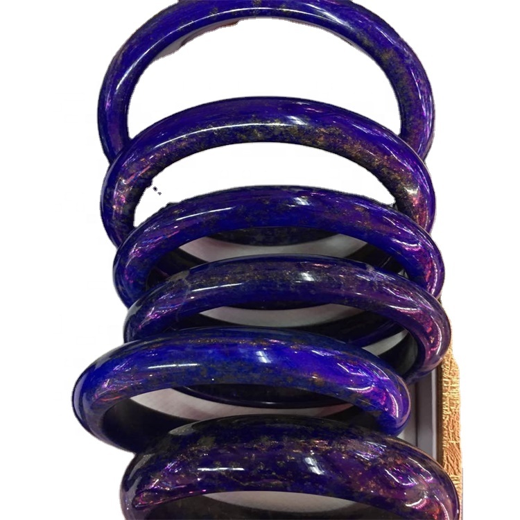 Afghanistan Lapis Lazuli Bangle Membuat Wholesale Wholesale LAPis Lazuli Pusingan Bangle Alam Barang Kemas Wanita Gelang Hadiah 39