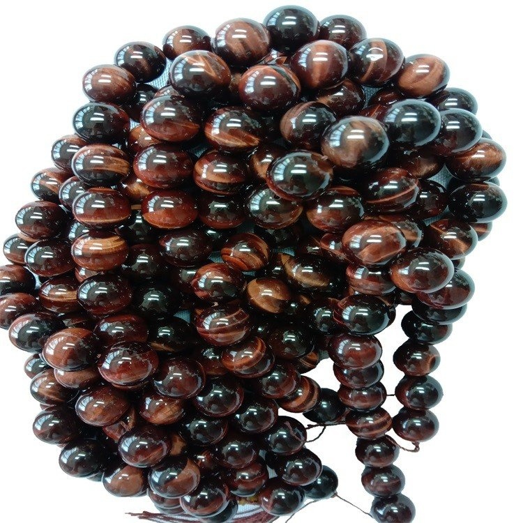 Természetes tigris szem gyöngyök kerek drágakő nagykereskedelmi barna sárga arany gömb alakú gyöngyök 6mm 8mm 10mm 12mm ékszerkészítéssel 38