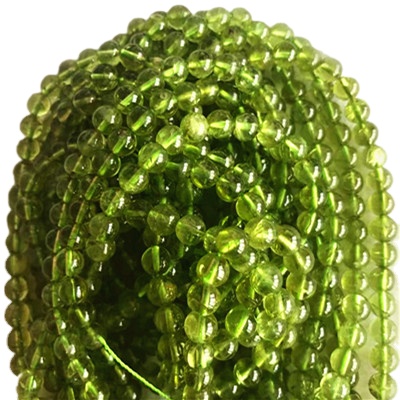 Forma natyrore peridot formë rruaza strings gjelbër gur i çmuar 11