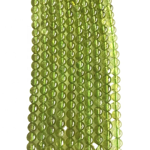 Forma natyrore peridot formë rruaza strings gjelbër gur i çmuar 13