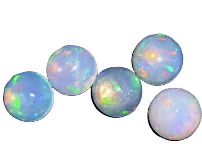 7 MM Oval Shaped Opal Gemstone Cabochons Collection 34