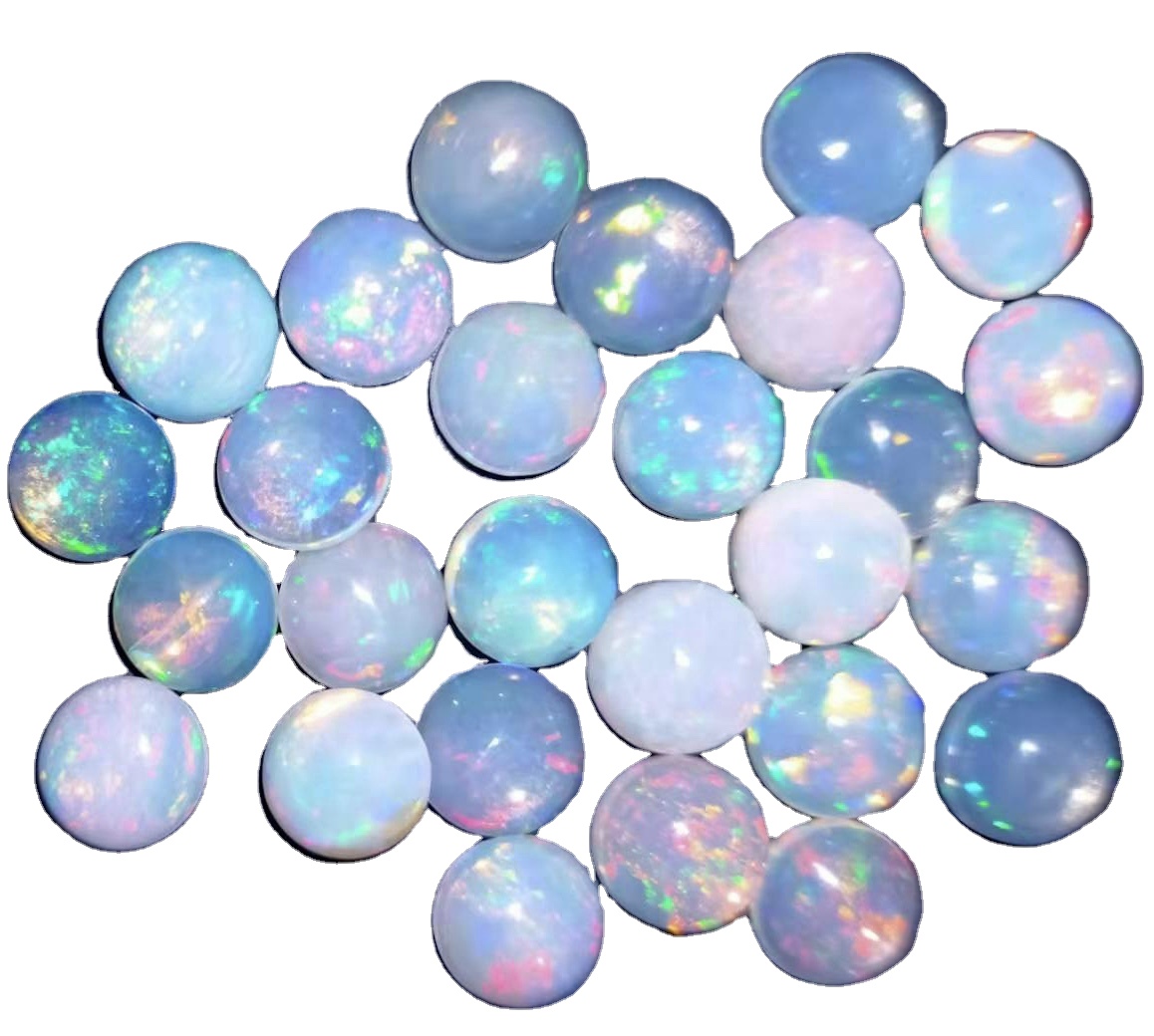 7 MM Oval Shaped Opal Gemstone Cabochons Collection 42