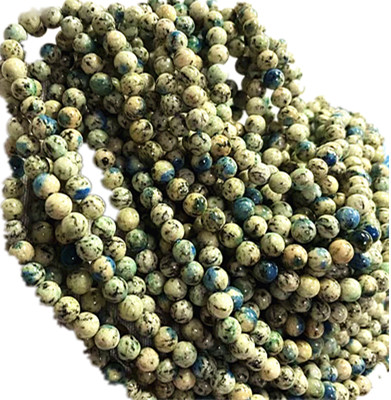 Perline naturali di forma rotonda K2 perline della pietra preziosa gialla-pallida 9