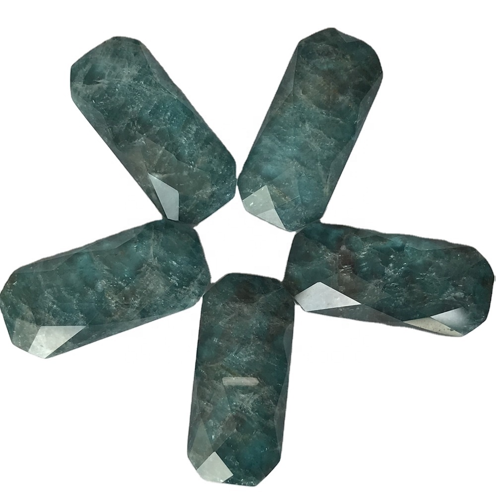 Kualiti Teratas Faceted Cutting Bule Apitite Cabochon Ikut Pelanggan untuk membuat 31