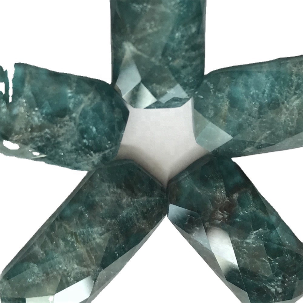 Kualiti Teratas Faceted Cutting Bule Apitite Cabochon Ikut Pelanggan untuk membuat 33