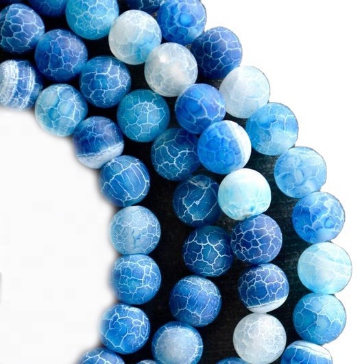 Agate okwute na-acha anụnụ anụnụ na-acha anụnụ anụnụ 37