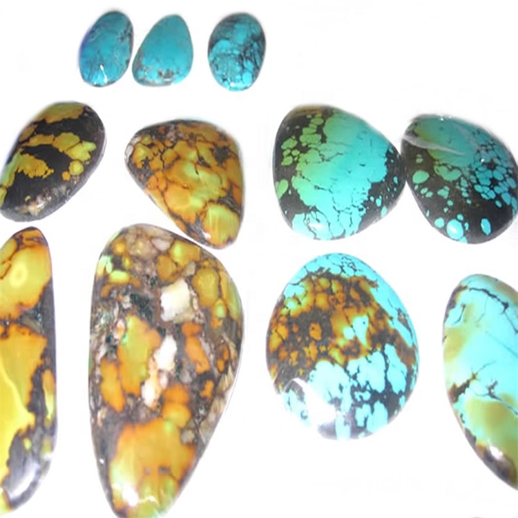 Turquoise Rodochon Turquoise Gemstone n'ezie Gemsstone ahịa rụrụ arụ na-adịghị mma 31
