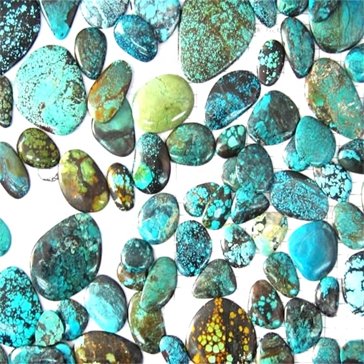 Turquoise Rodochon Turquoise Gemstone n'ezie Gemsstone ahịa rụrụ arụ na-adịghị mma 33
