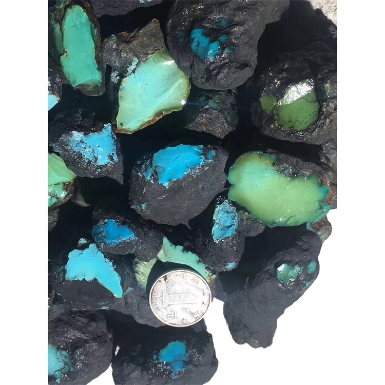 Chinese turkoois edelgesteentes turkoois Spiderweb edelsteen ruwe 11