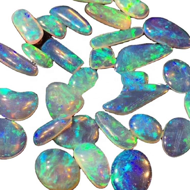 ਨਿਰਮਾਤਾ ਕੁਦਰਤੀ ਇਥੋਪੀਅਨ ਓਪਲ ਈਸਿਓਪੀਆਈ ਕੈਬੋਨ ਅਕਾਰ ਅਤੇ ਗਹਿਣਿਆਂ ਦੇ loose ਿੱਲੇ ਲਈ ਆਕਾਰ 43