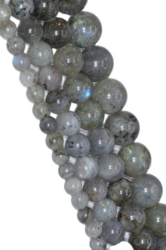 Labradorite Smooth Round Loose Gemstone Pärlor Gör Smycken 38