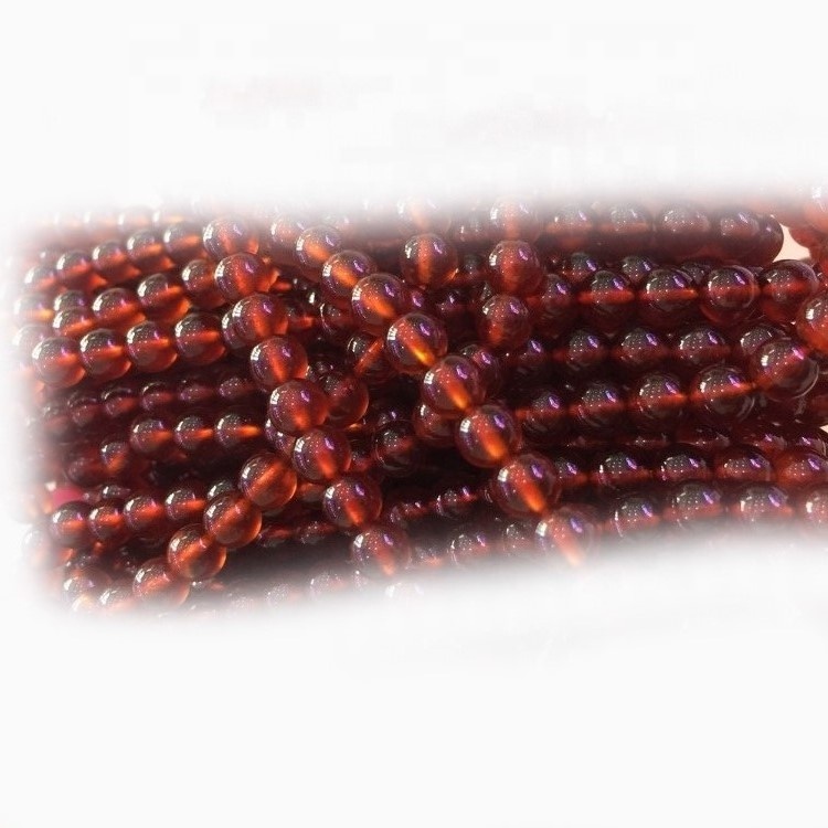 天然紅柑石榴石寶石珠製作批發 32