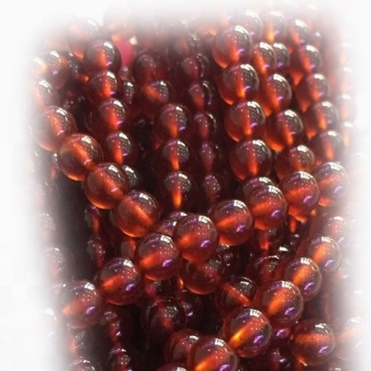 天然紅柑石榴石寶石珠製作批發 34
