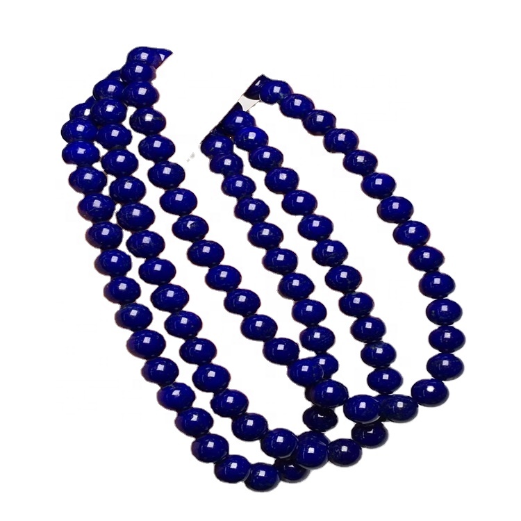 Akpụkpọ anụ lapis lazuli eke dị iche iche maka nhọrọ A na-ere ya ihe dịka 16 inch Strand 31