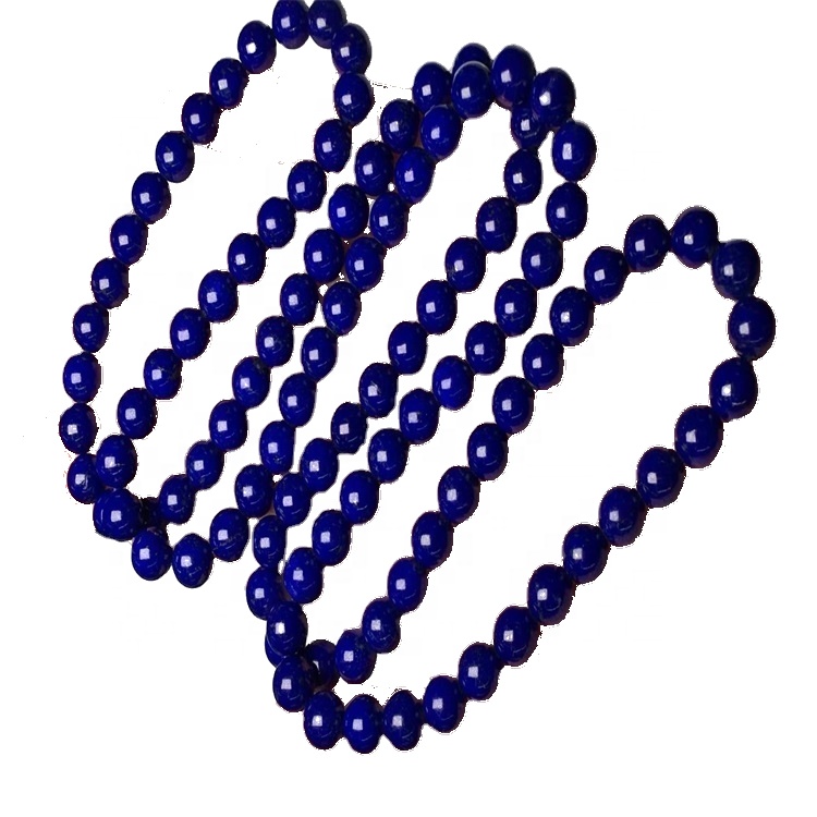 Akpụkpọ anụ lapis lazuli eke dị iche iche maka nhọrọ A na-ere ya ihe dịka 16 inch Strand 35