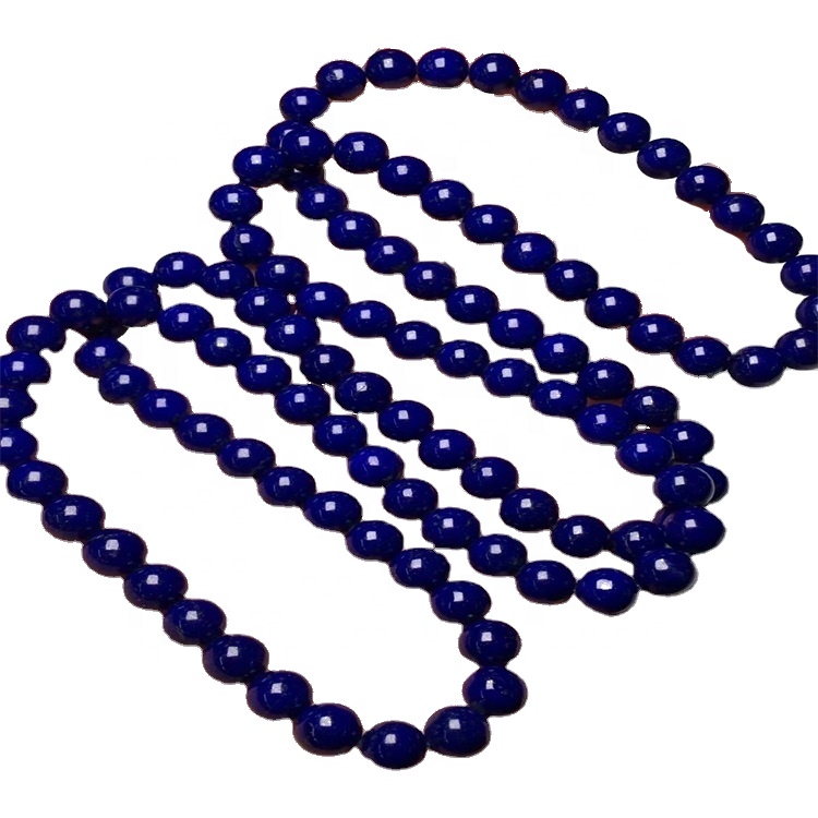 Akpụkpọ anụ lapis lazuli eke dị iche iche maka nhọrọ A na-ere ya ihe dịka 16 inch Strand 39