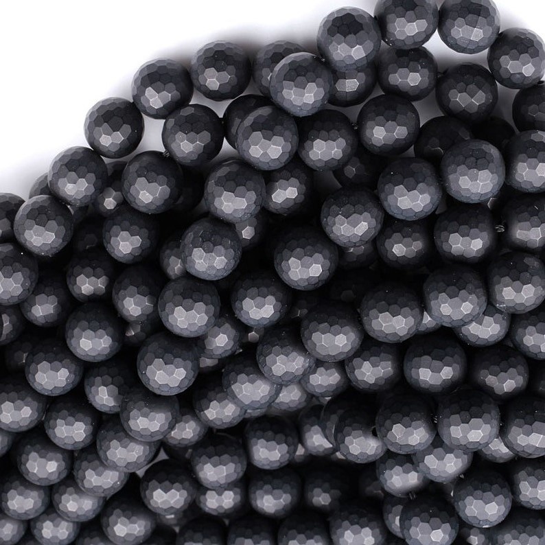 Black Onyx Faceted Gemstone Rectangle Perlur Gerðu heildsölu 37