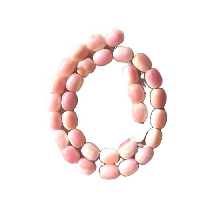 Růžový přírodní shell heishi volné drahokamy korálky 30