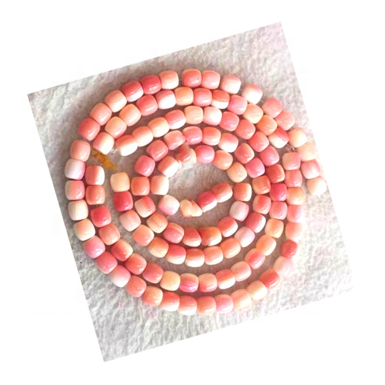 Růžový přírodní shell heishi volné drahokamy korálky 38