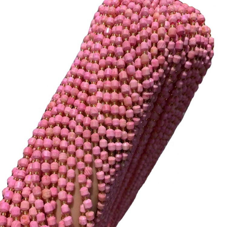 Ya jumla ya asili ya handmade pink opal uponyaji kioo bangili nishati quartz kujitia beaded bangili kwa wanawake 31