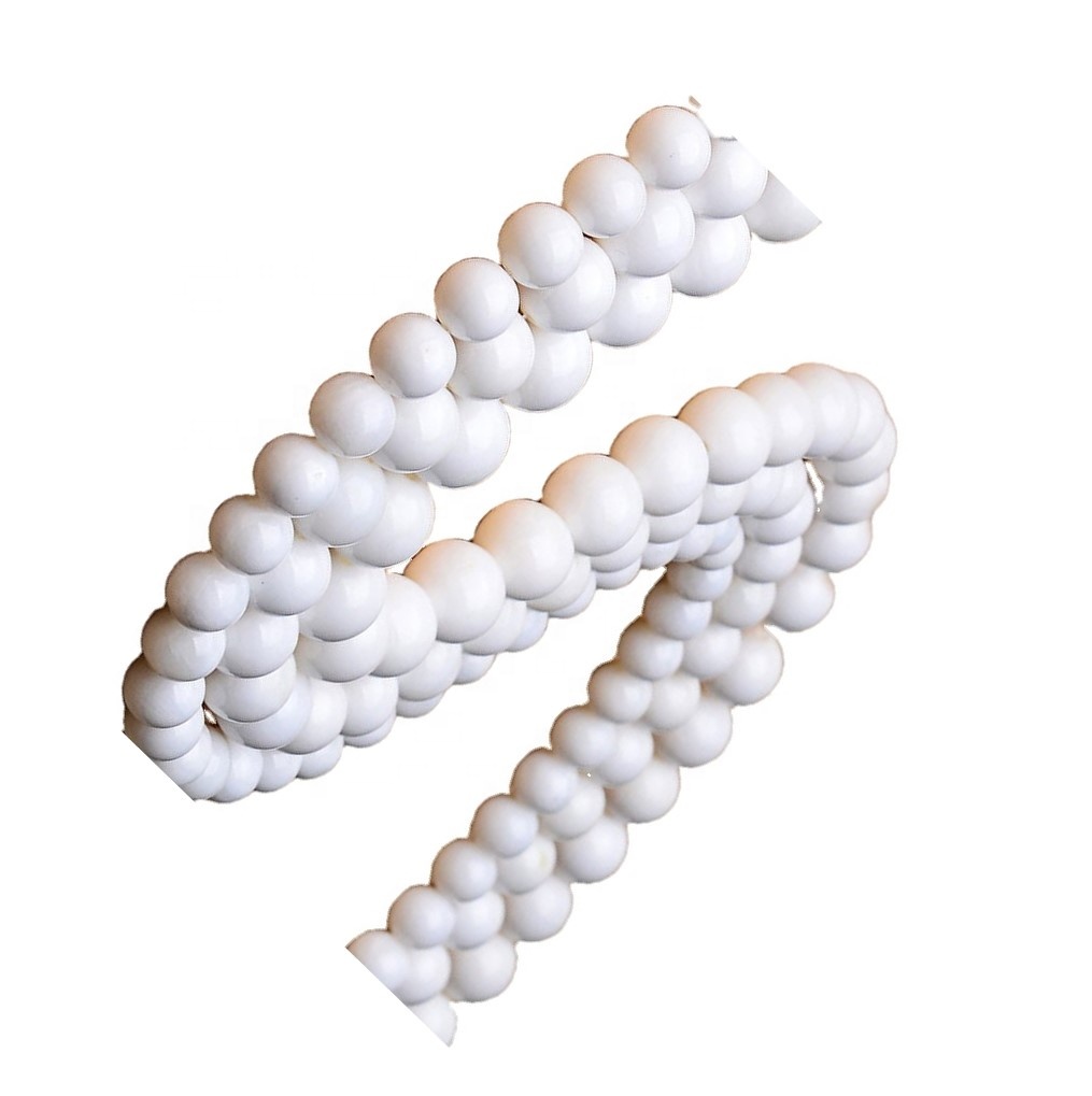 Natural White Tridacna Natural White Tridacna Round Beads 13