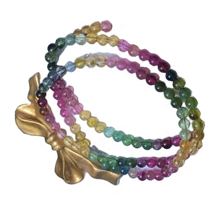 Natural Tourmaline perlur fáður lausar gemstone cabochon fyrir hálsmen gerð 39