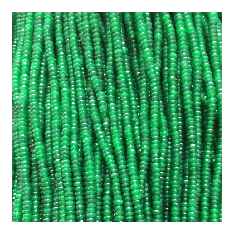 5mm 5.25mm 5.5mm 5.75mm Urtific lustrous epli grænt hálf perlur Agate Strand 30