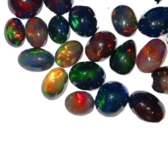 Естественный австралийский опал гладкий овальный свободный драгоценный камень австралийский опал кабошон 35
