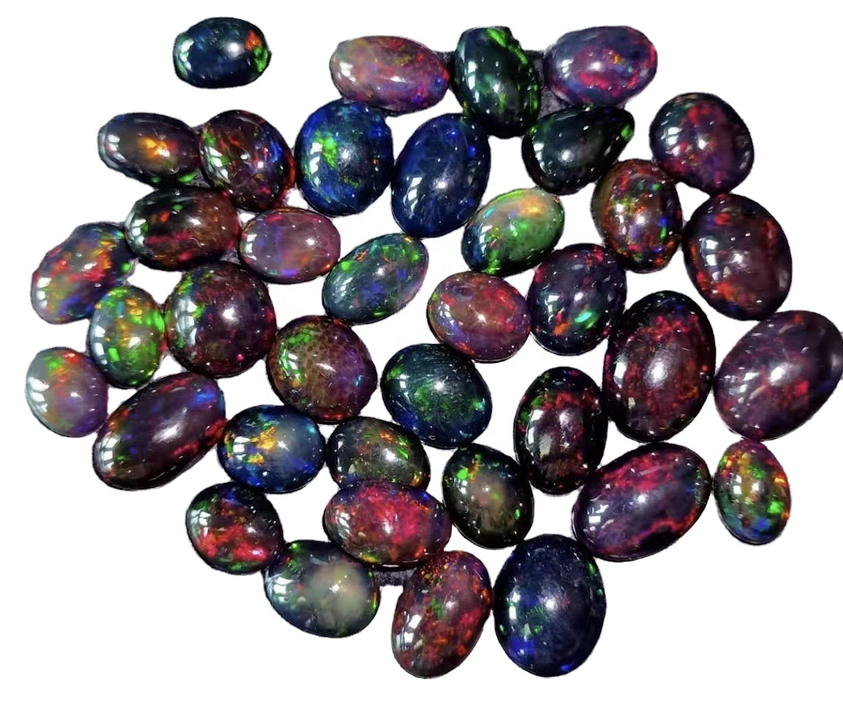 Естественный австралийский опал гладкий овальный свободный драгоценный камень австралийский опал кабошон 41